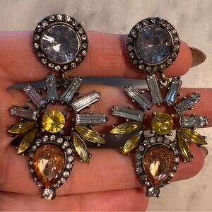 Elegant Crystal Drop Earrings